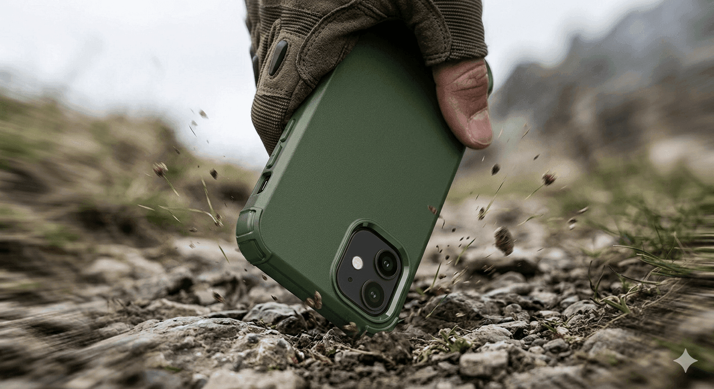 Ултратънък удароустойчив калъф за смартфон Apple
